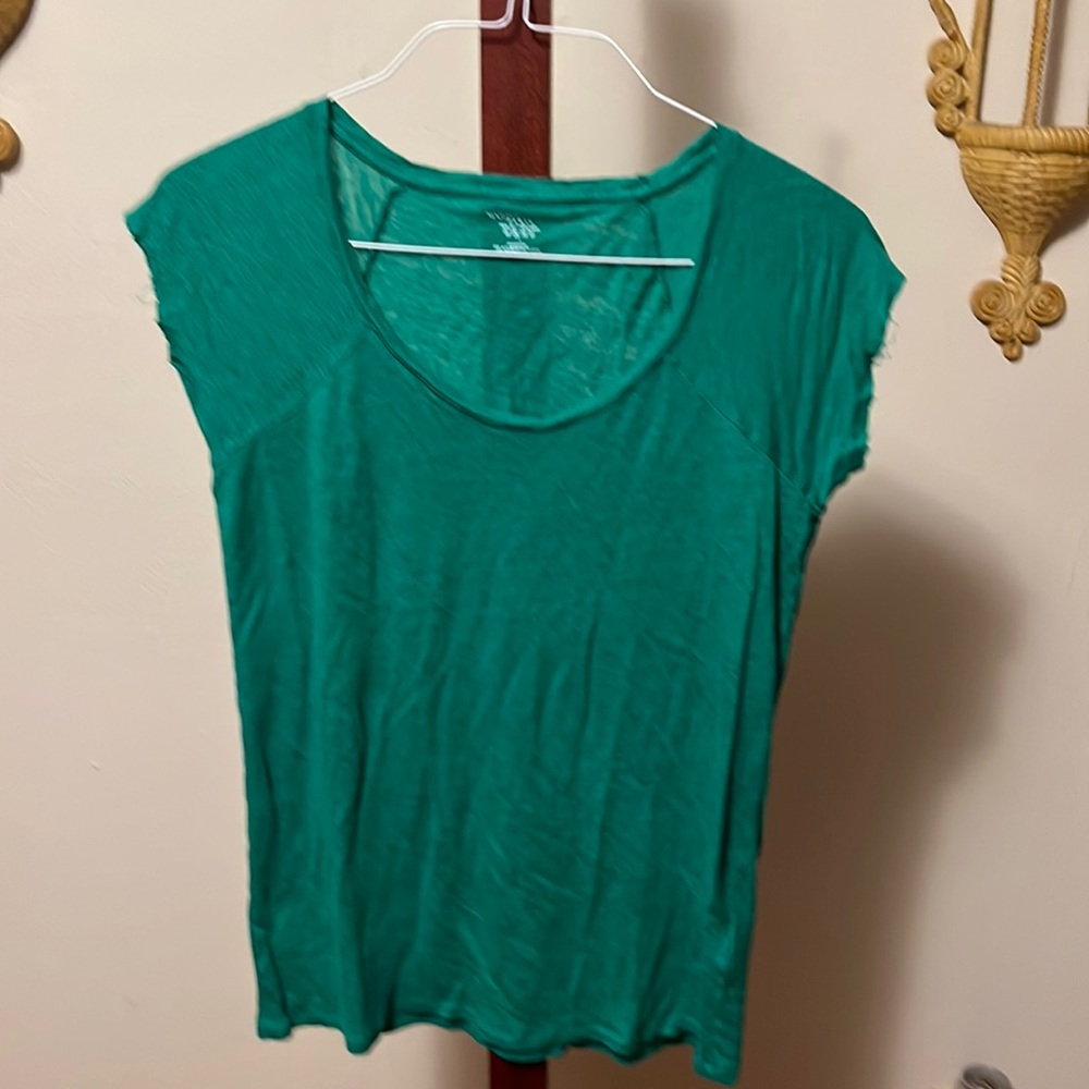 Linen short sleeve tee